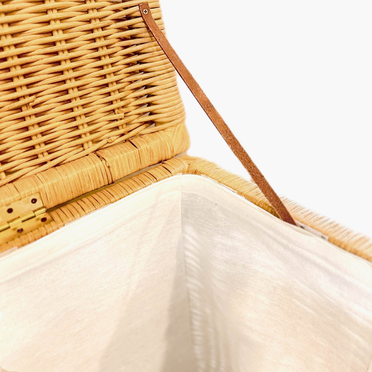Deep Wicker Storage Trunk