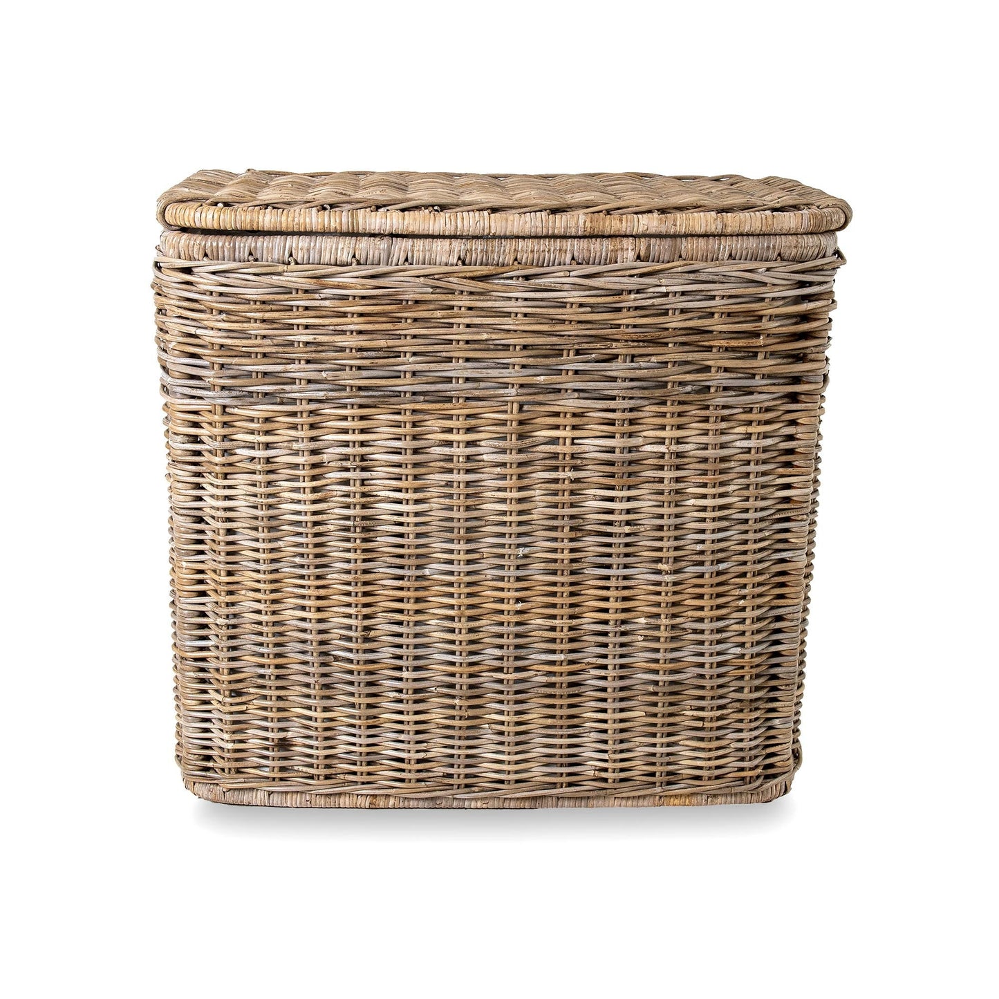 3-Compartment Kubu Wicker Laundry Hamper