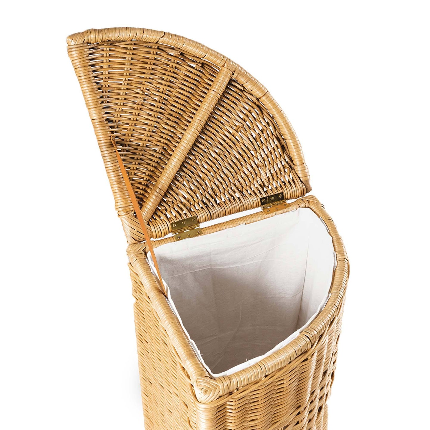 Corner Wicker Laundry Hamper