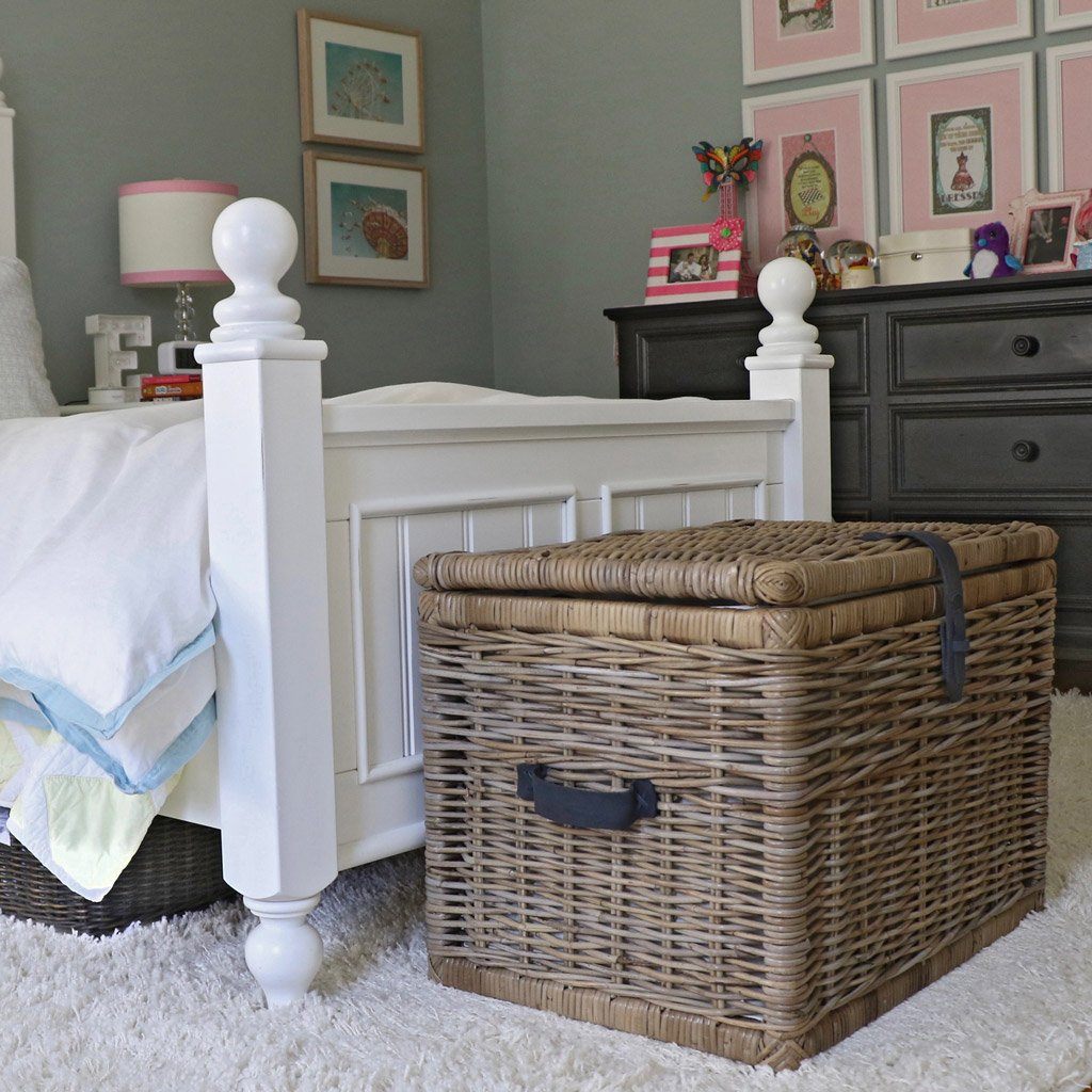 Deep Kubu Wicker Storage Trunk