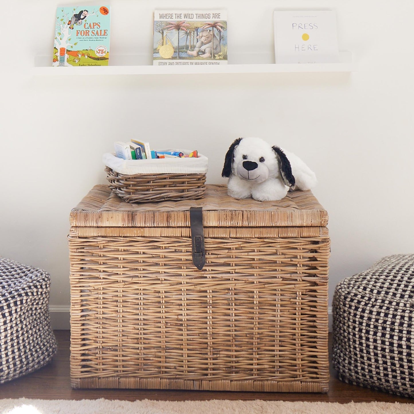 Deep Kubu Wicker Storage Trunk