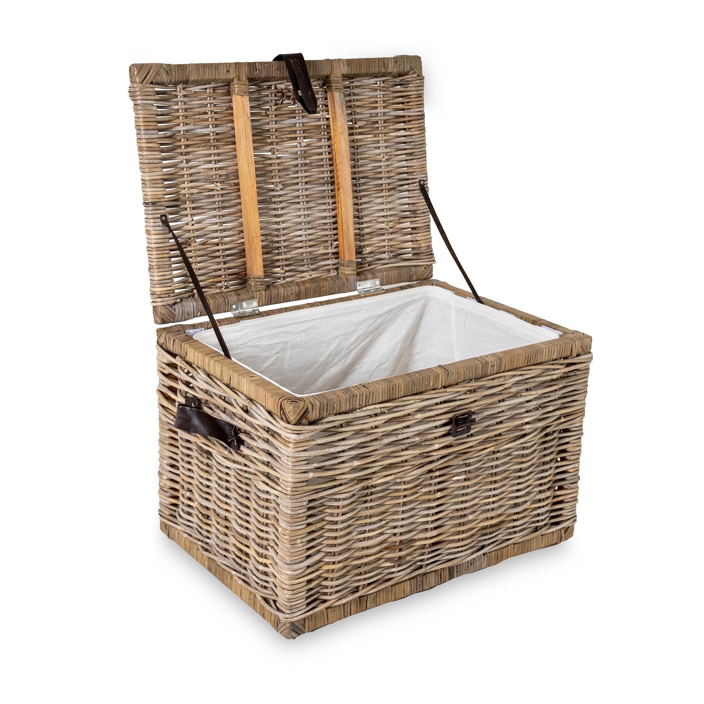Deep Kubu Wicker Storage Trunk