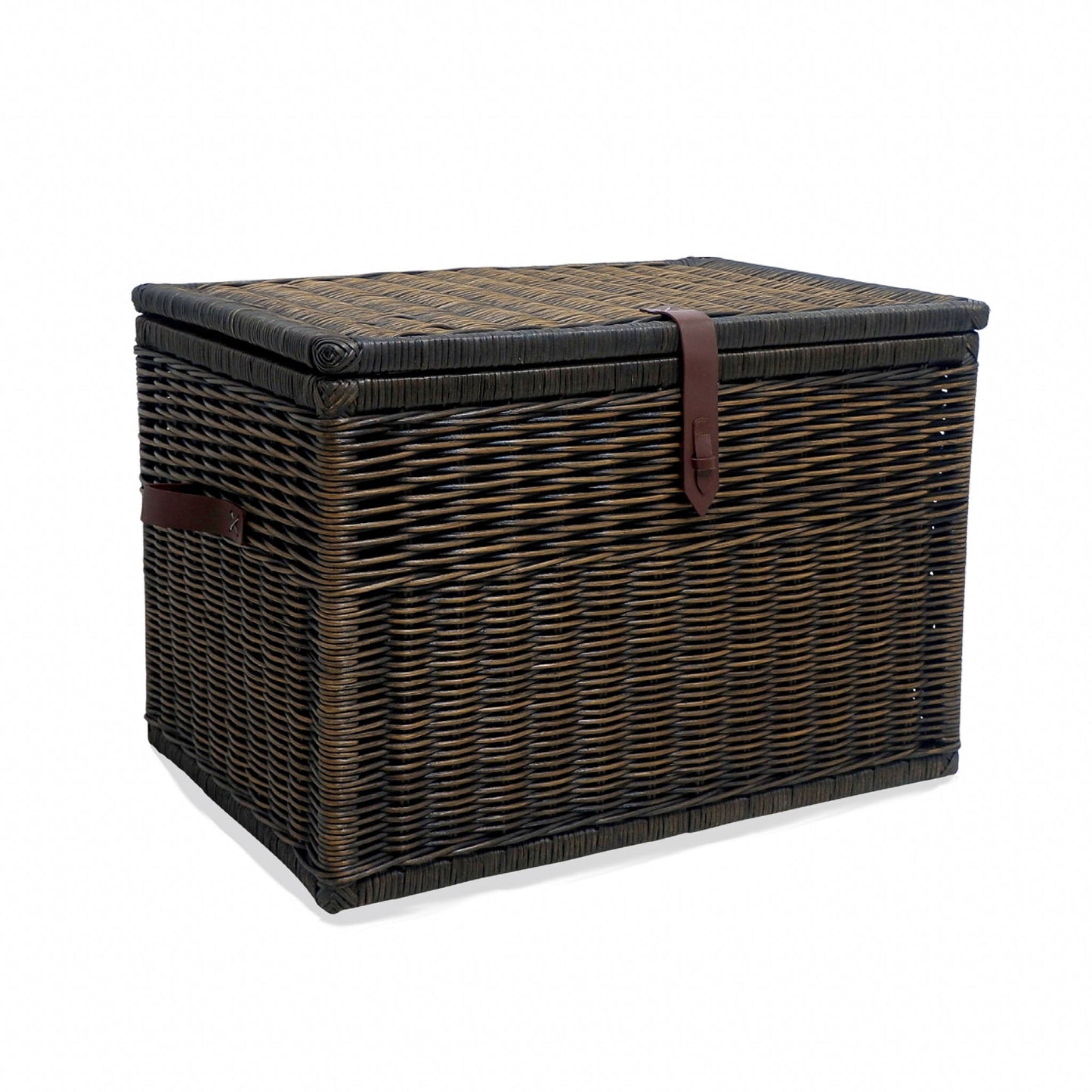 Deep Wicker Storage Trunk
