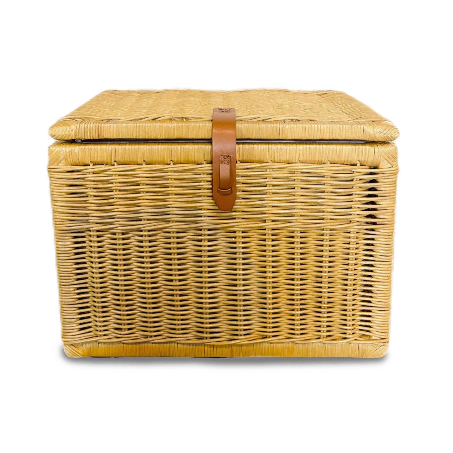 Deep Wicker Storage Trunk
