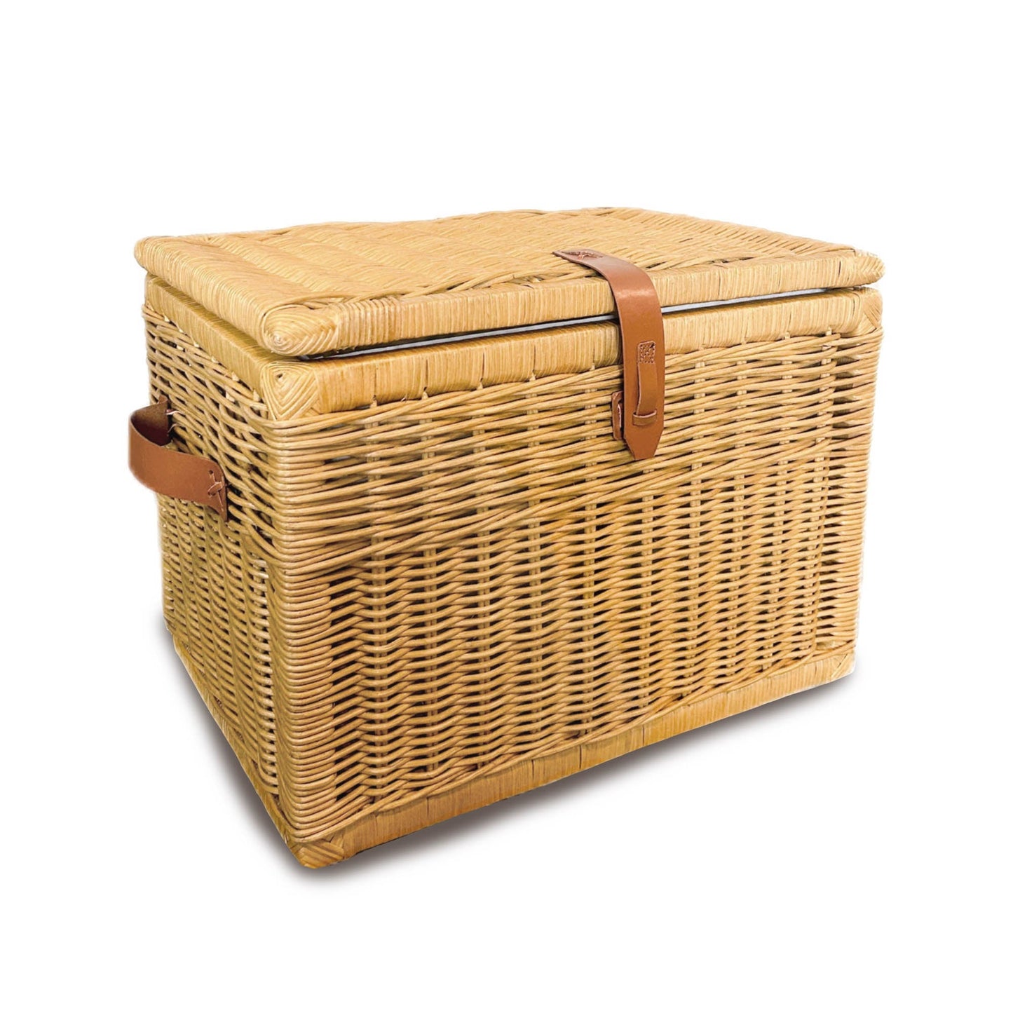 Deep Wicker Storage Trunk