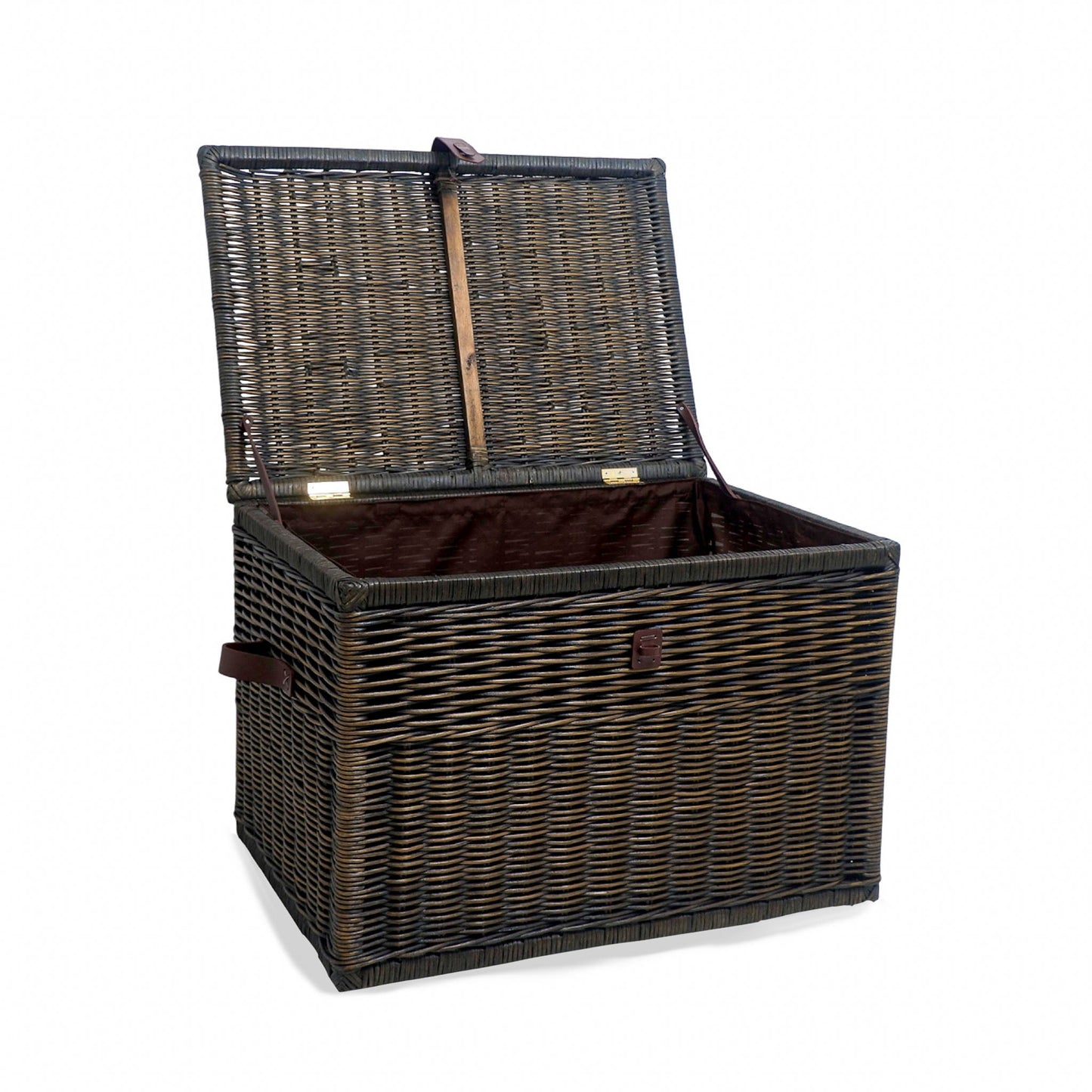 Deep Wicker Storage Trunk