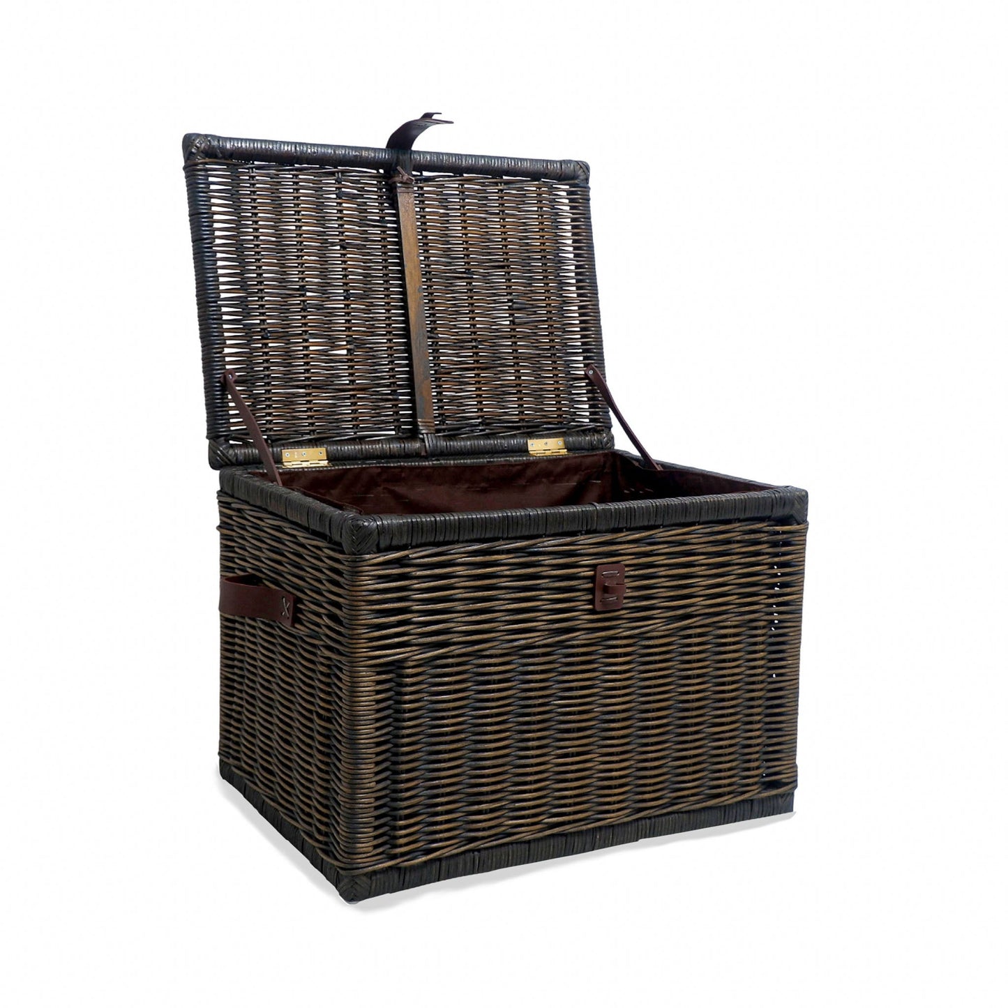 Deep Wicker Storage Trunk