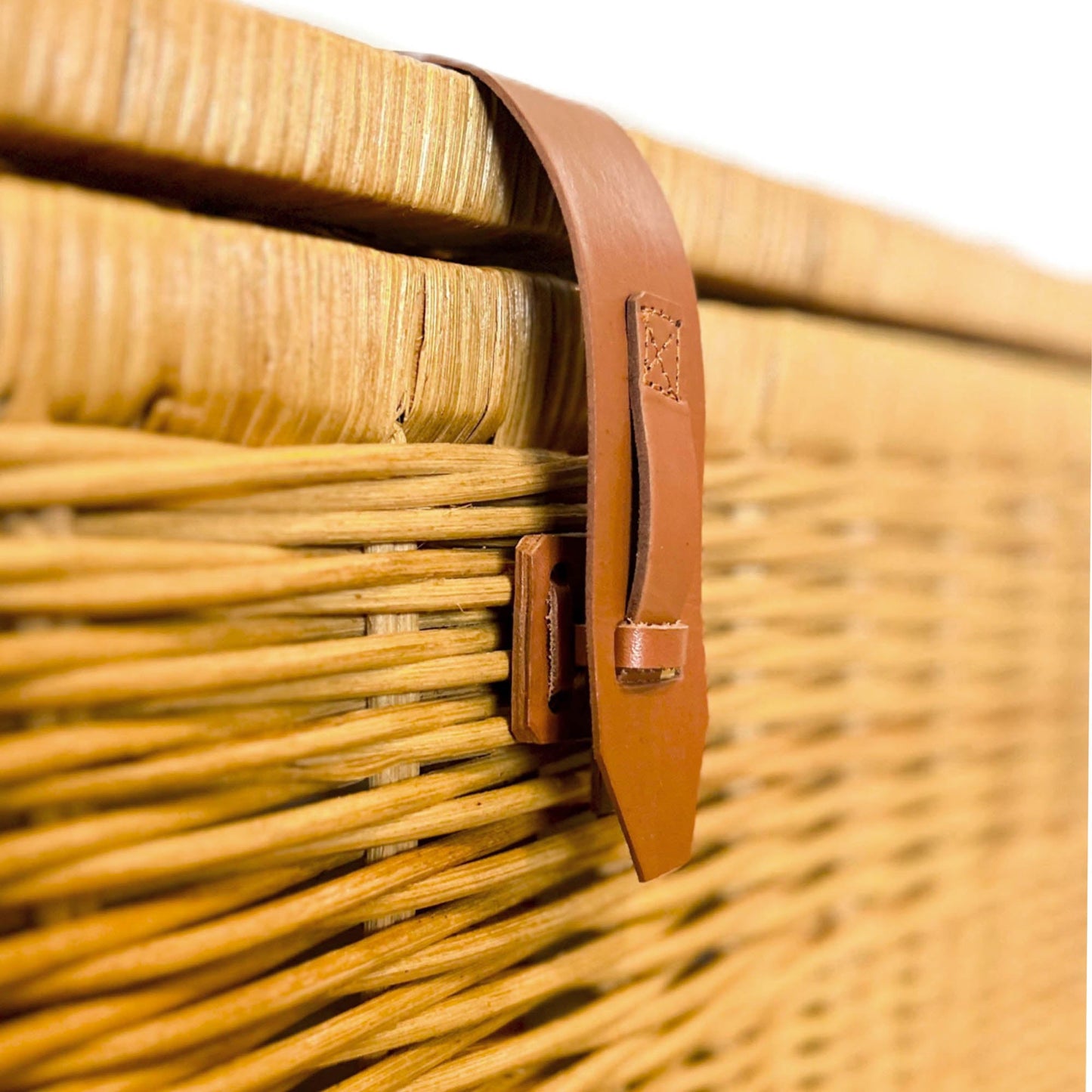 Deep Wicker Storage Trunk