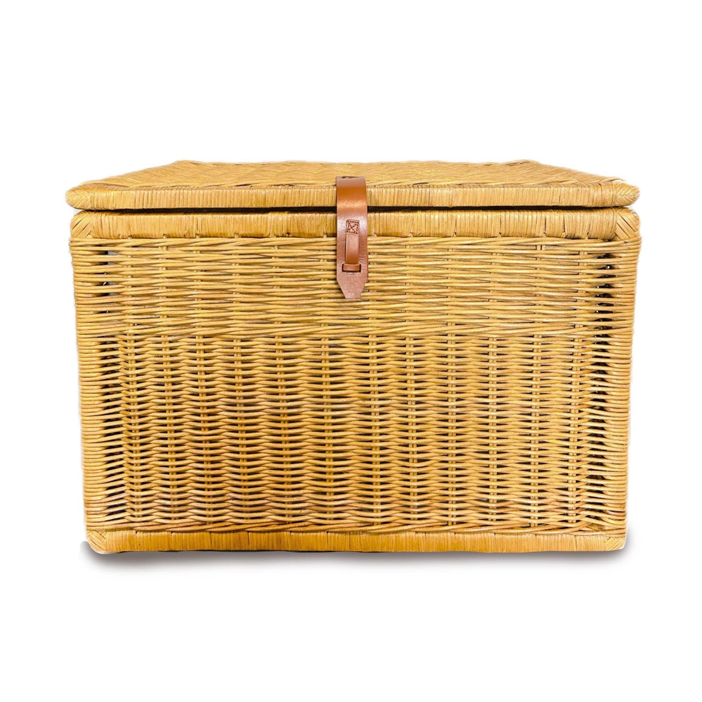 Deep Wicker Storage Trunk