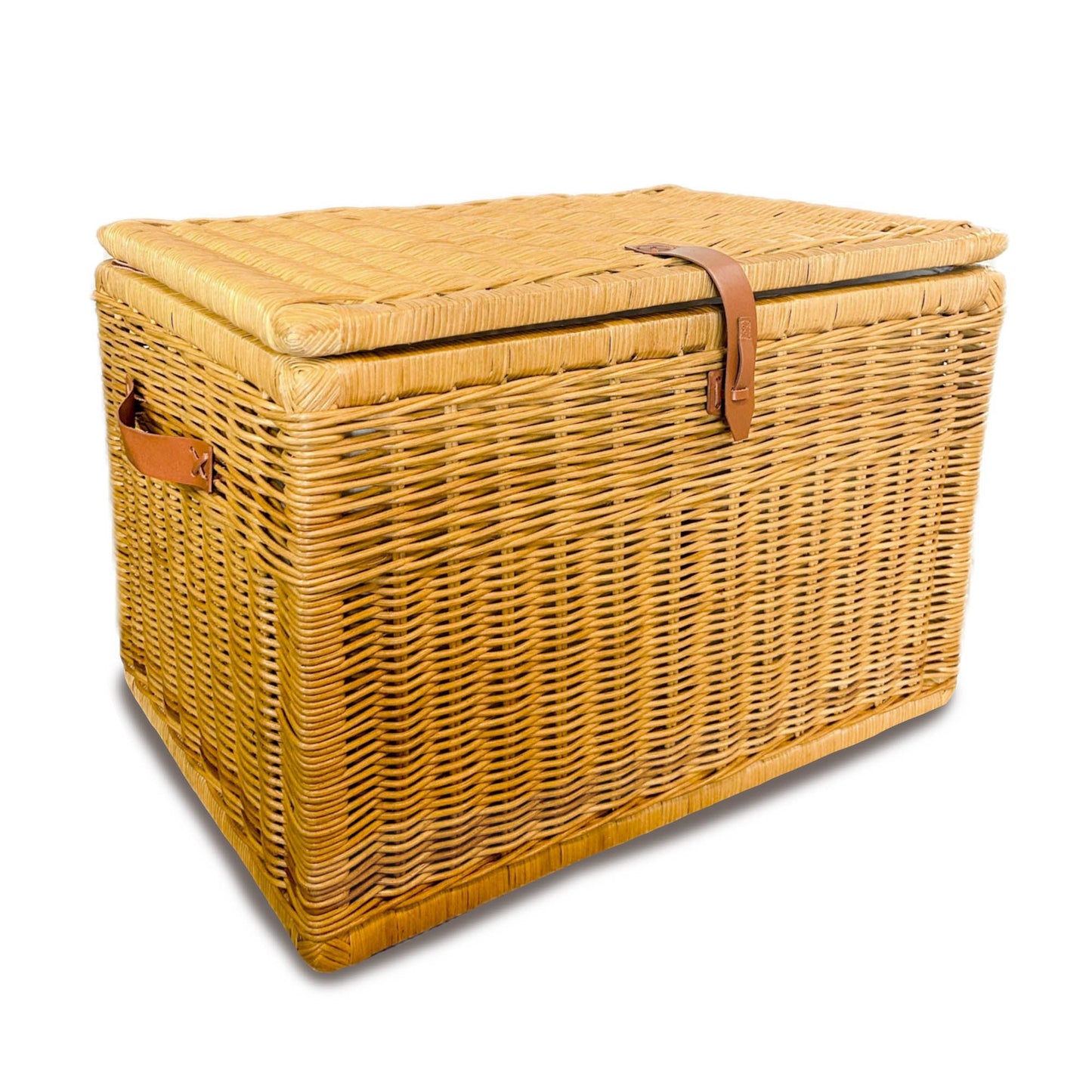Deep Wicker Storage Trunk