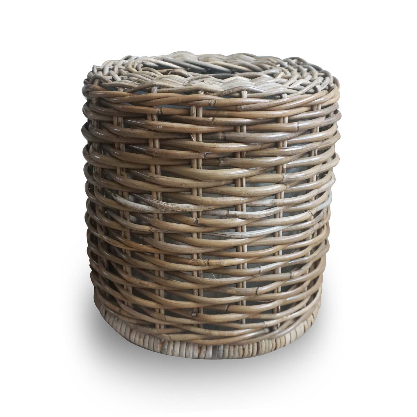 Drop-in Oval Kubu Wicker Waste Basket