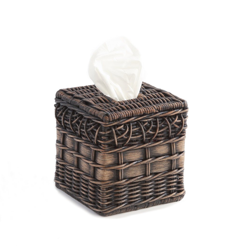 Boutique Wicker Tissue Box Cover